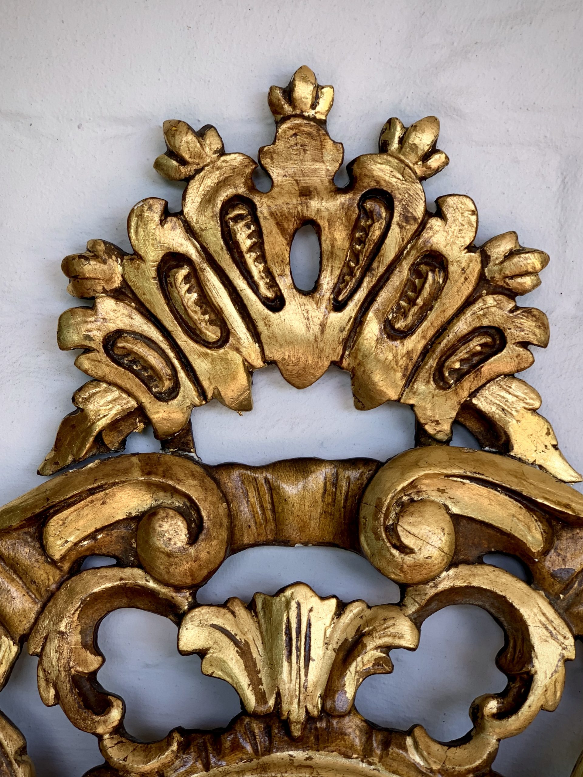 Decorative Venetian Style Gilt wood framed wall mirror - Image 5