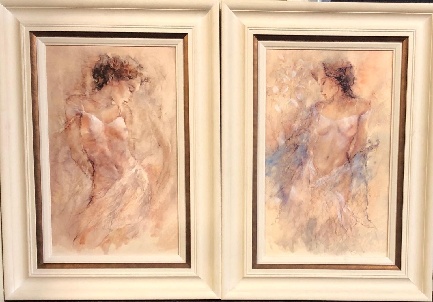 A Pair of Hand Embellished Gary Benfield Prints on Canvas Board - Image 2