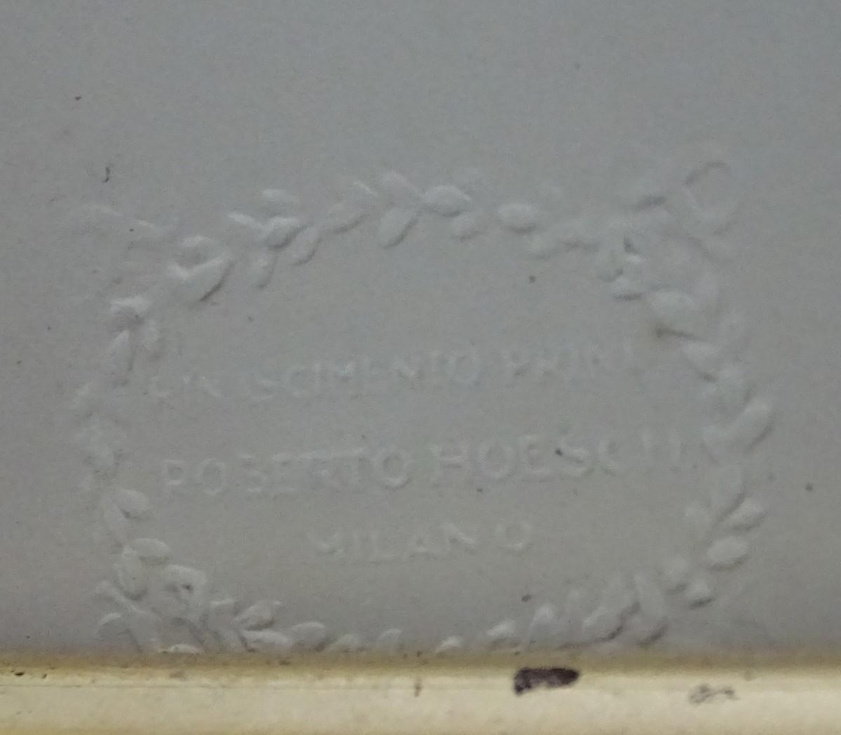 An Italian School Print, the Annunciation After Lorenzo di Credi - Image 4