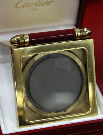 A Cartier Travelling Photograph Frame