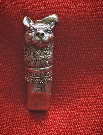 A Solid Silver Bunny Whistle Hallmarked Sterling 925 - SOLD!