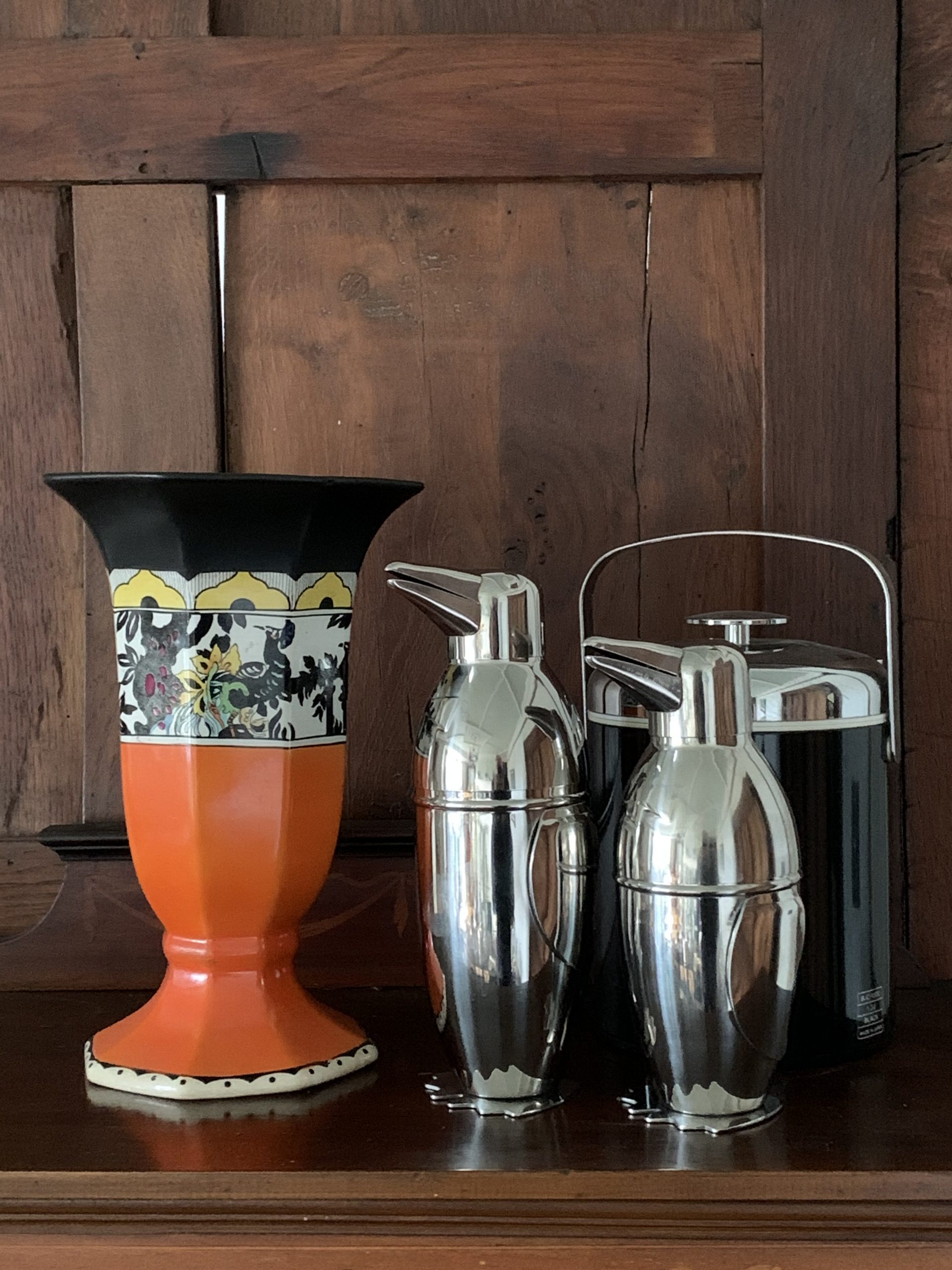 A Pair of Penguin Cocktail Shakers - SOLD!