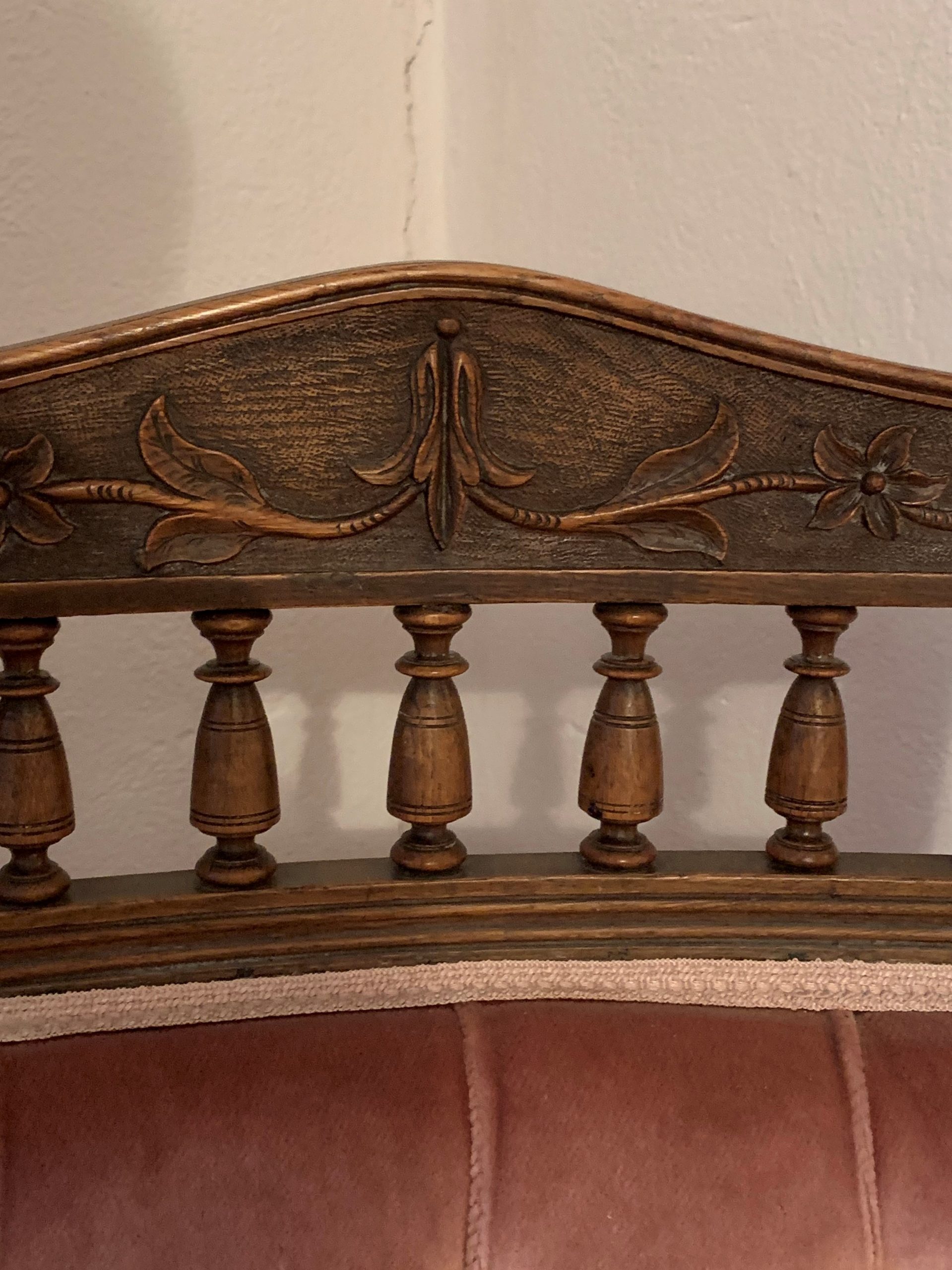 A Charming Victorian Oak Framed and Upholstered Arm Chair - Image 3