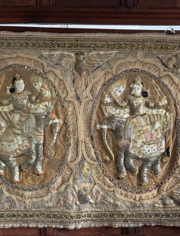 Burmese Kalaga Tapestry Wall Hanging