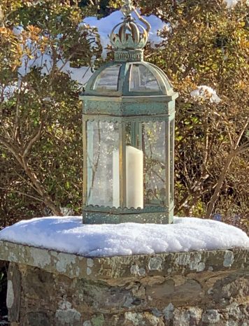 Large Wrought Iron Decorative Lantern