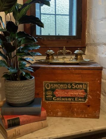 Osmond & Son Ltd Medicine Wooden Box with Original Labels, Grimsby