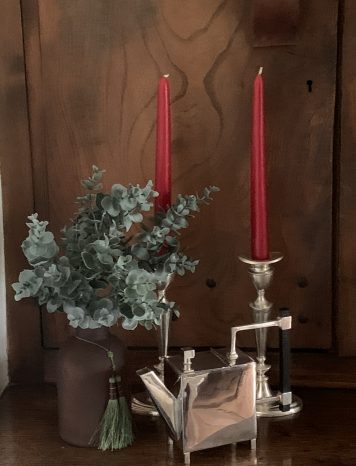 A Pair of Elegant Silver Plated Adam Style Candlesticks