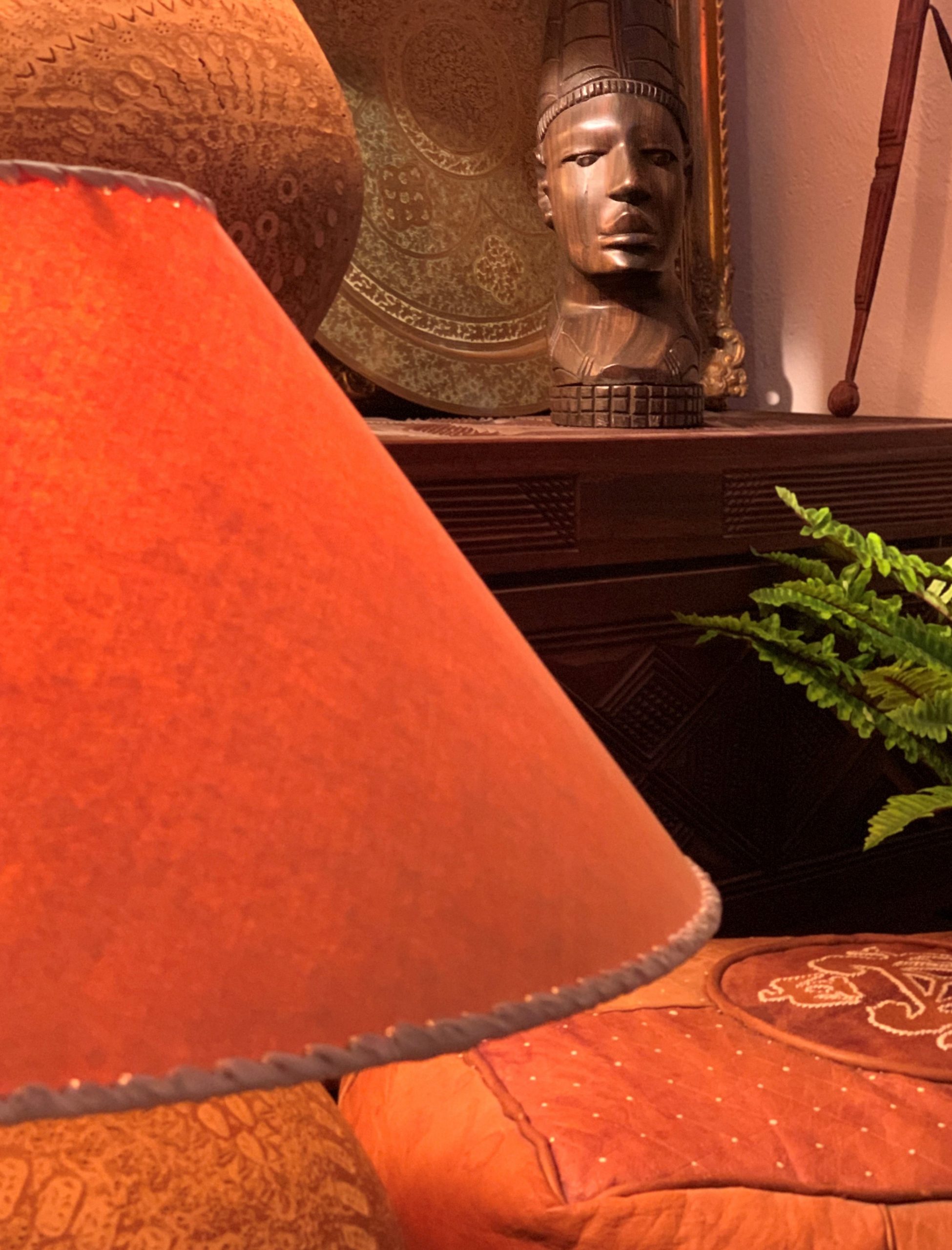 A handsome pair of rustic Earthenware Lamps - Image 7