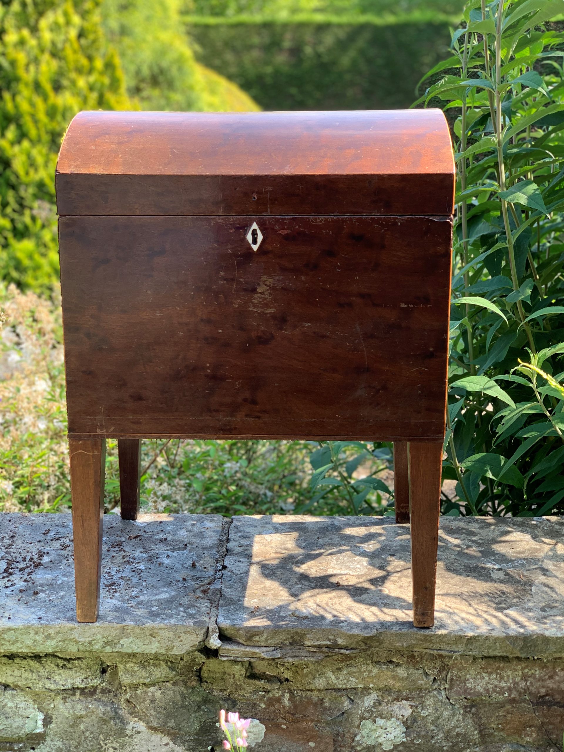 A Mahogany Dome Top Cellarette in Regency Style - Image 3