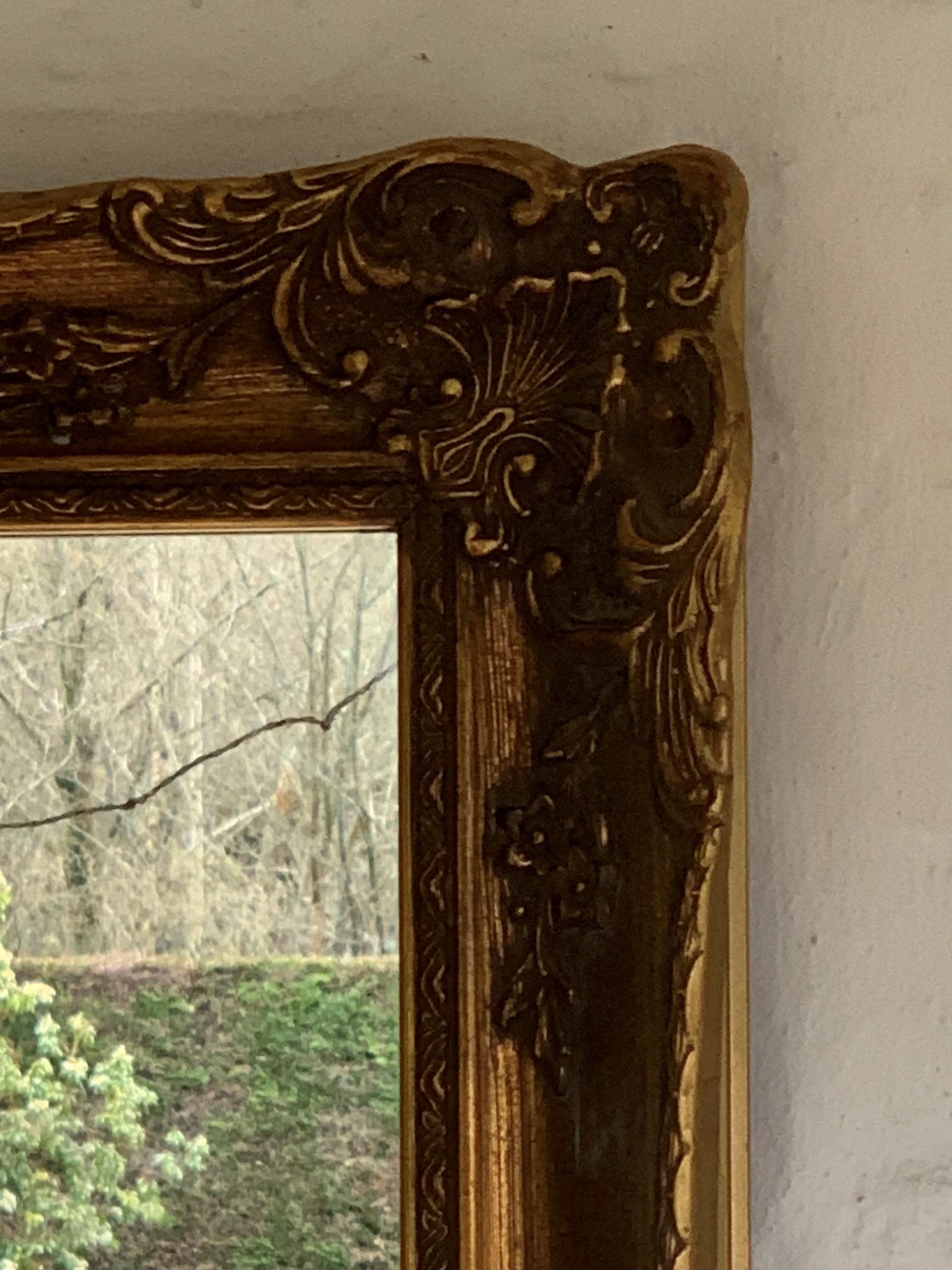 Gilt Decorative Framed Mirror - Image 6