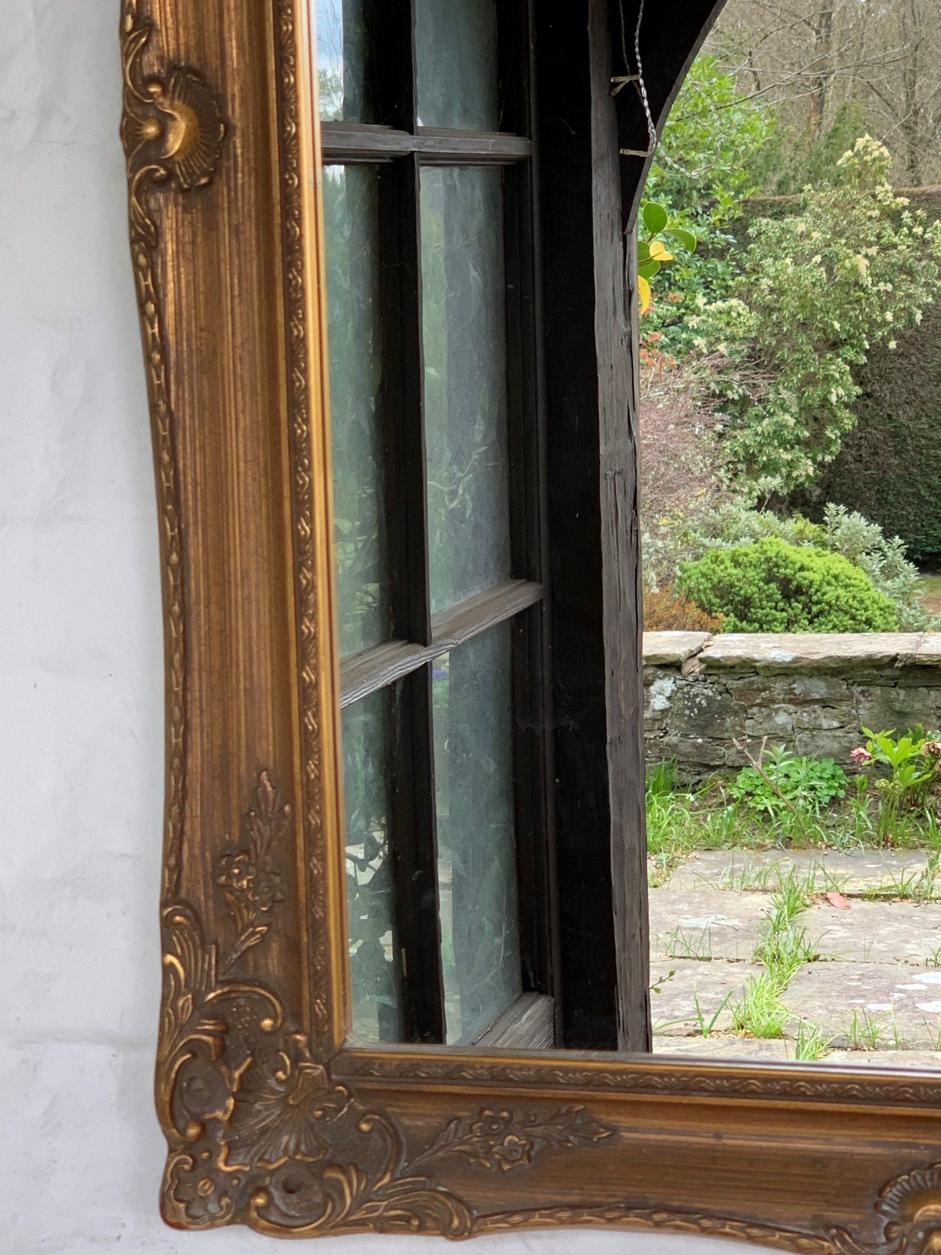 Gilt Decorative Framed Mirror - Image 7