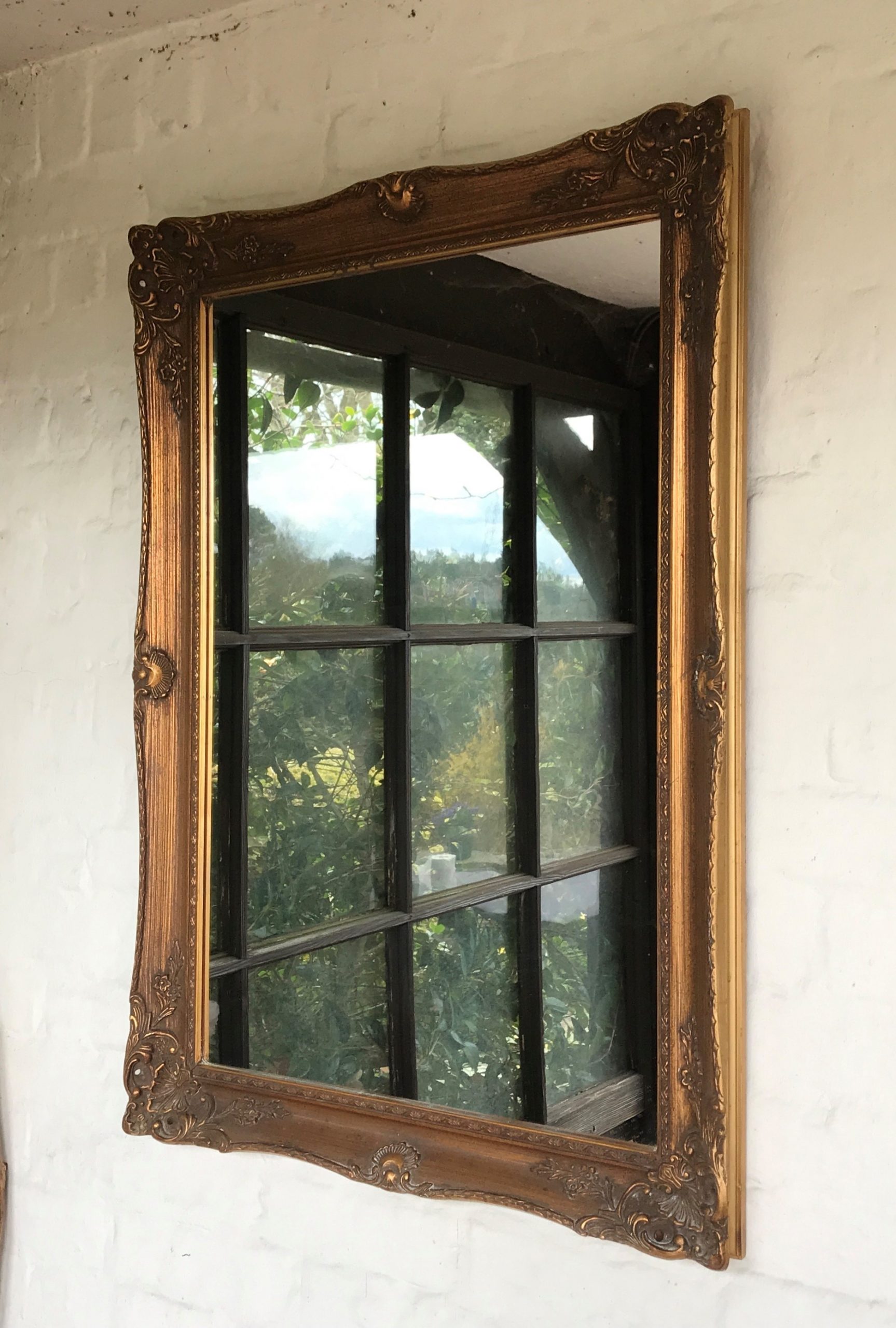 Gilt Decorative Framed Mirror - Image 9