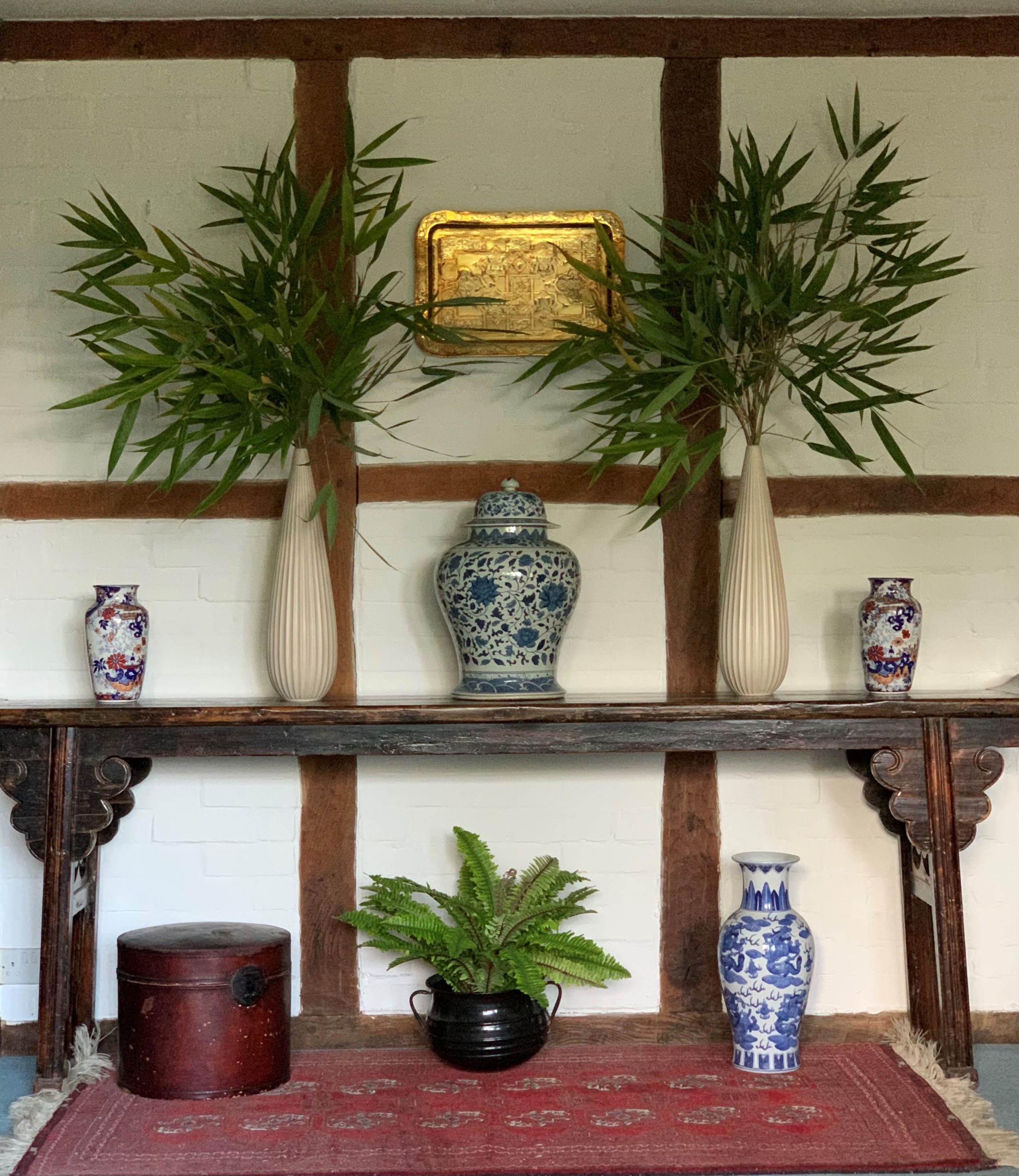 Large Hand Carved Antique Shanxi Phoenix Altar Table