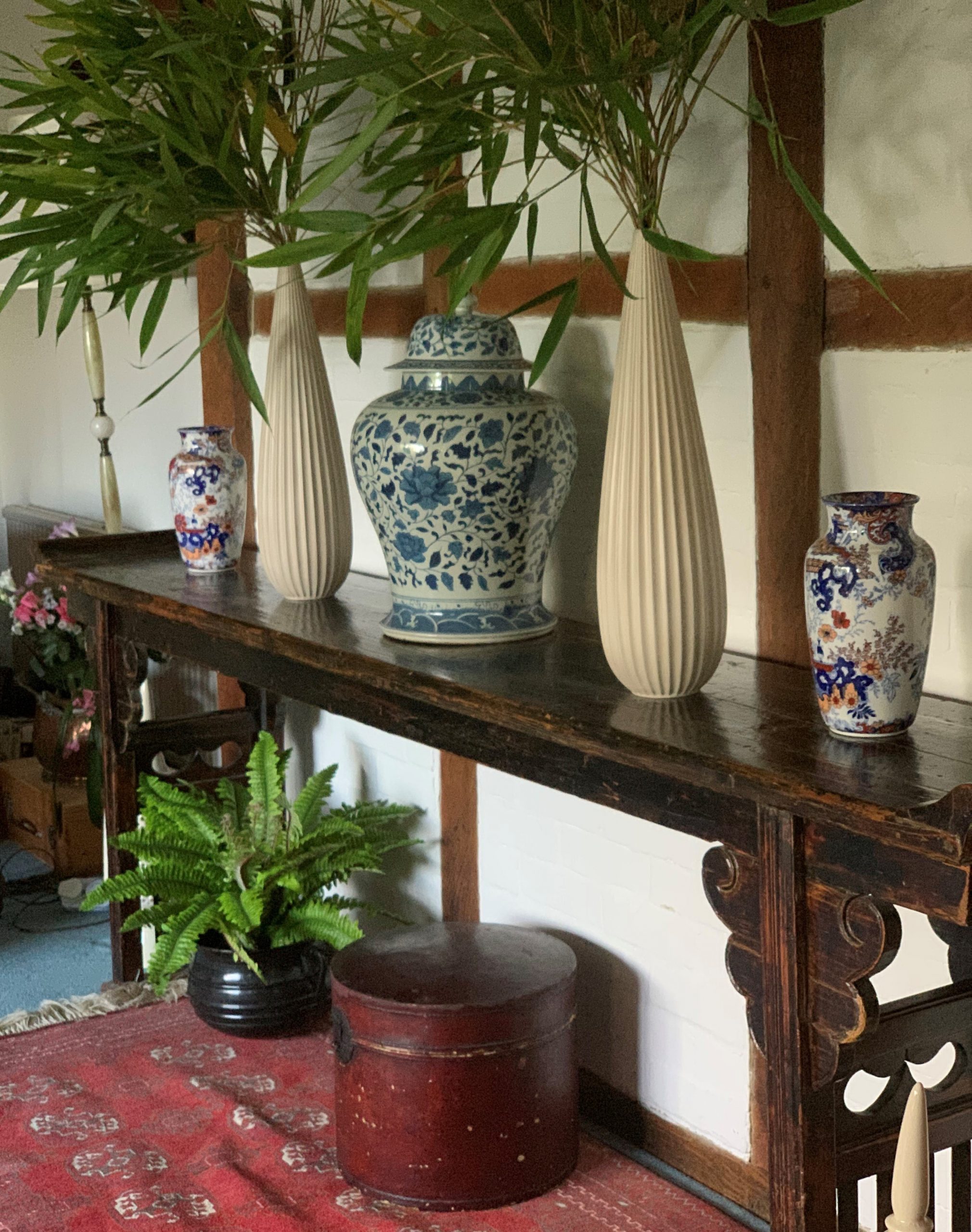 Large Hand Carved Antique Shanxi Phoenix Altar Table - Image 2